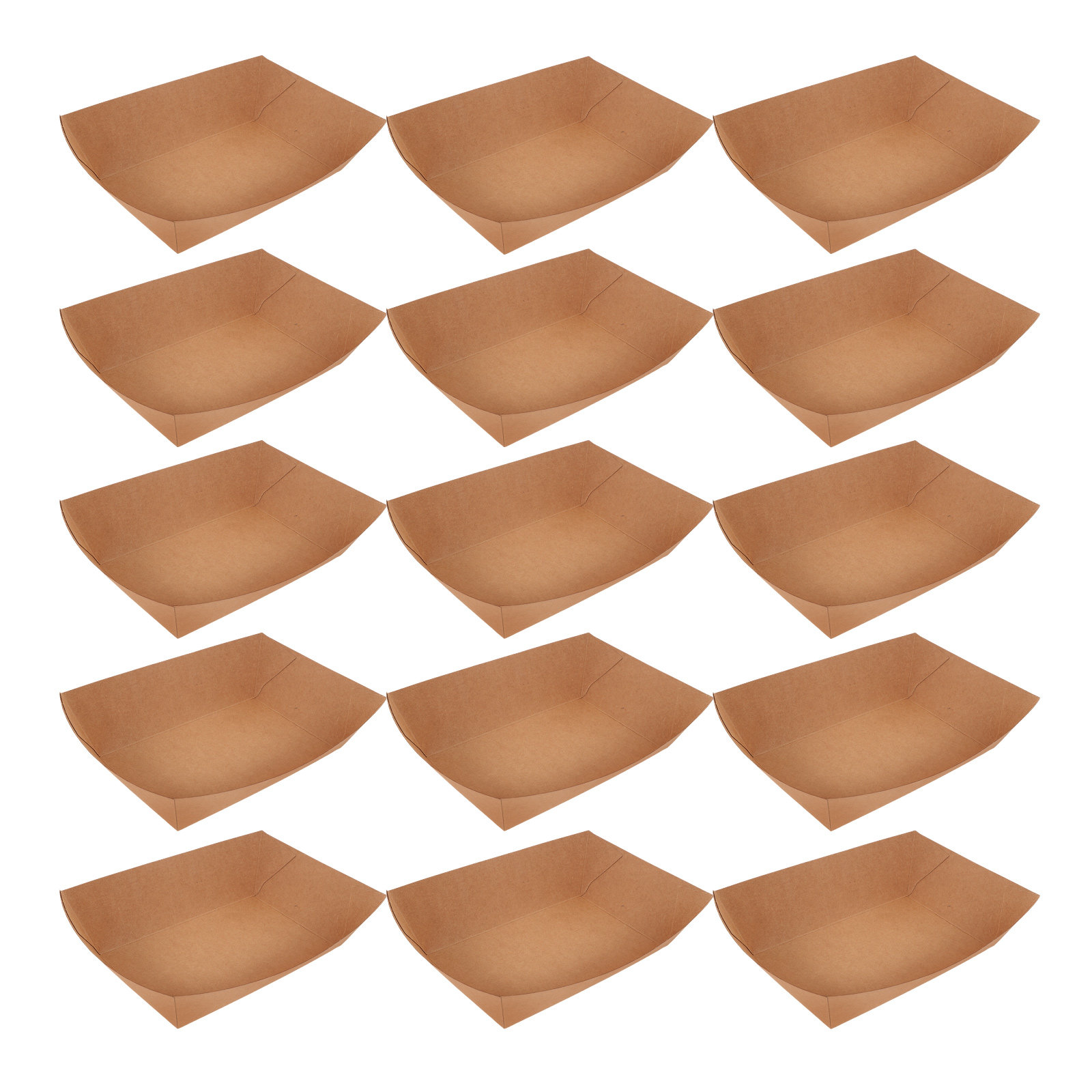 Food Snacks For Party - 100Pcs Paper Food Tray Disposable Hot