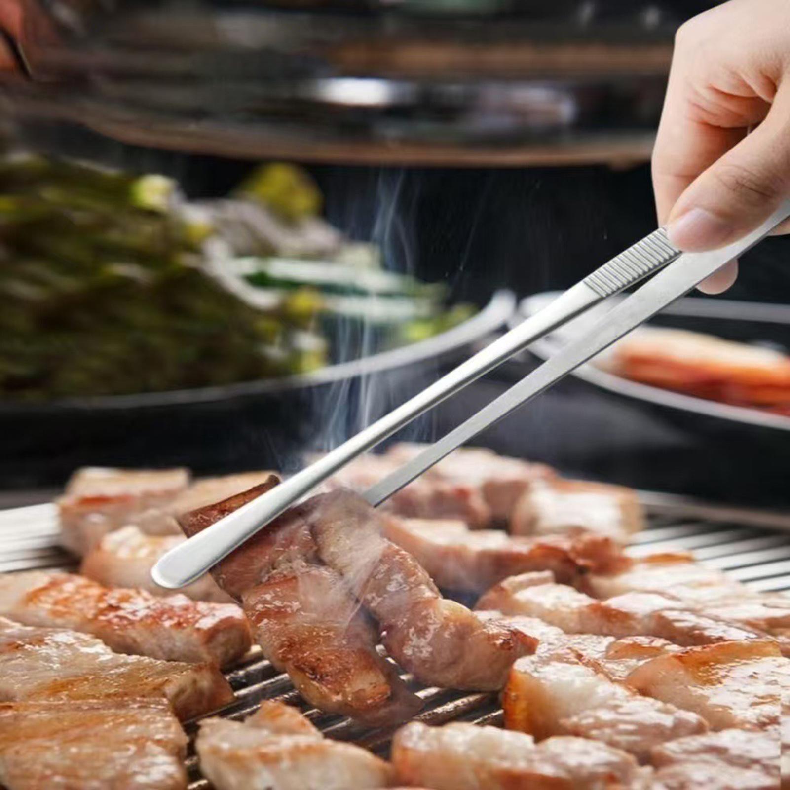 Cooking Tongs Tweezers Food To - Food Snacks For Party avaliação e preço