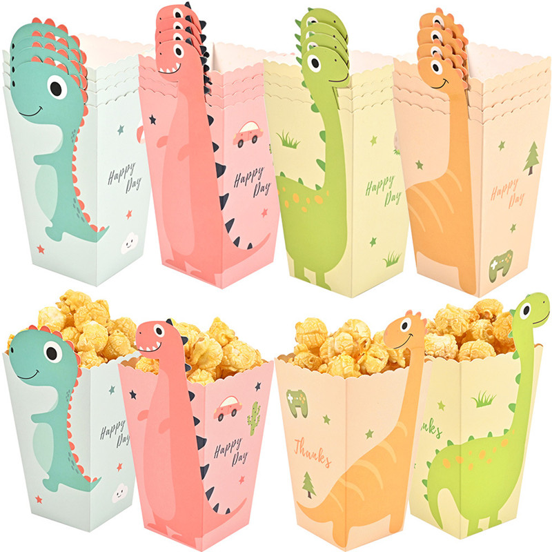 4Pcs Cartoon Dinosaur Boxes Di - Food Snacks For Kids avaliação e preço
