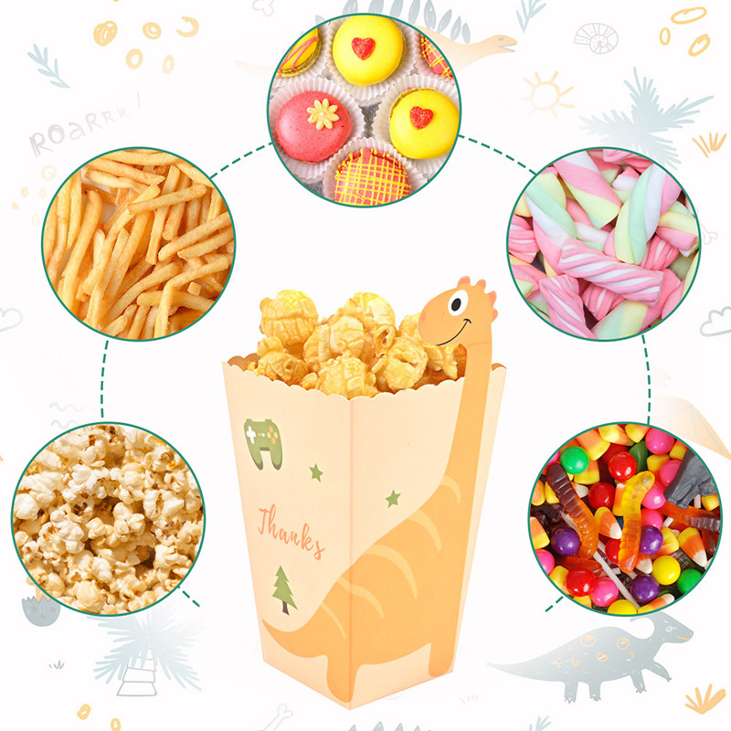 4Pcs Cartoon Dinosaur Boxes Di - Food Snacks For Kids avaliação e preço