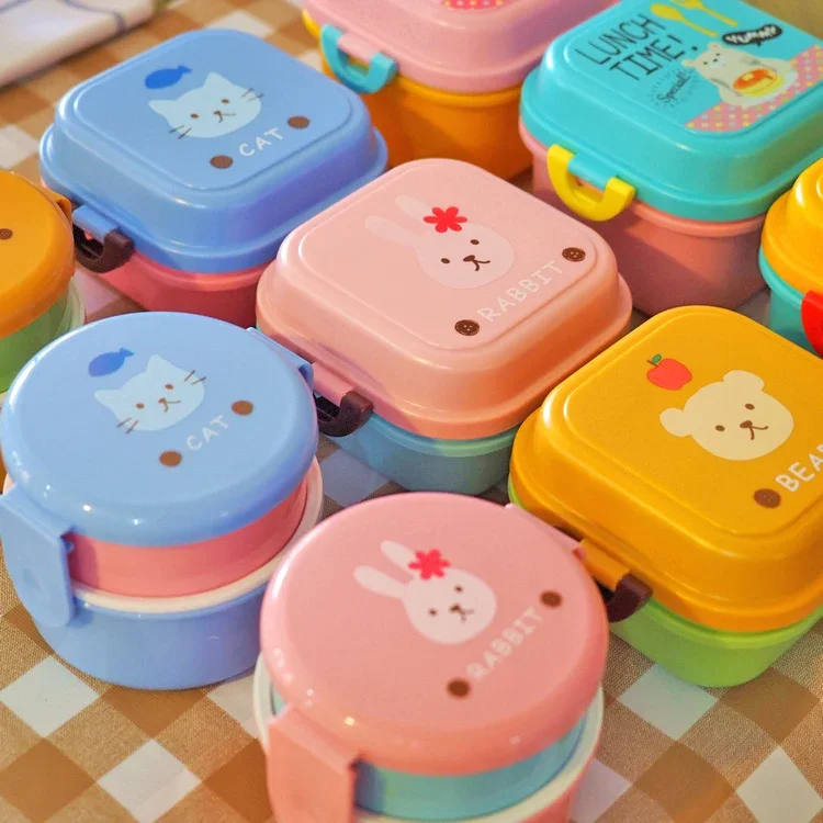 Cute Cartoon Kittyed Bento Lun - Food Snacks For Kids avaliação e preço