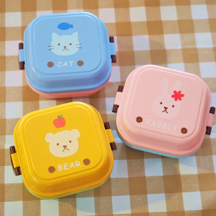 Cute Cartoon Kittyed Bento Lun - Food Snacks For Kids avaliação e preço