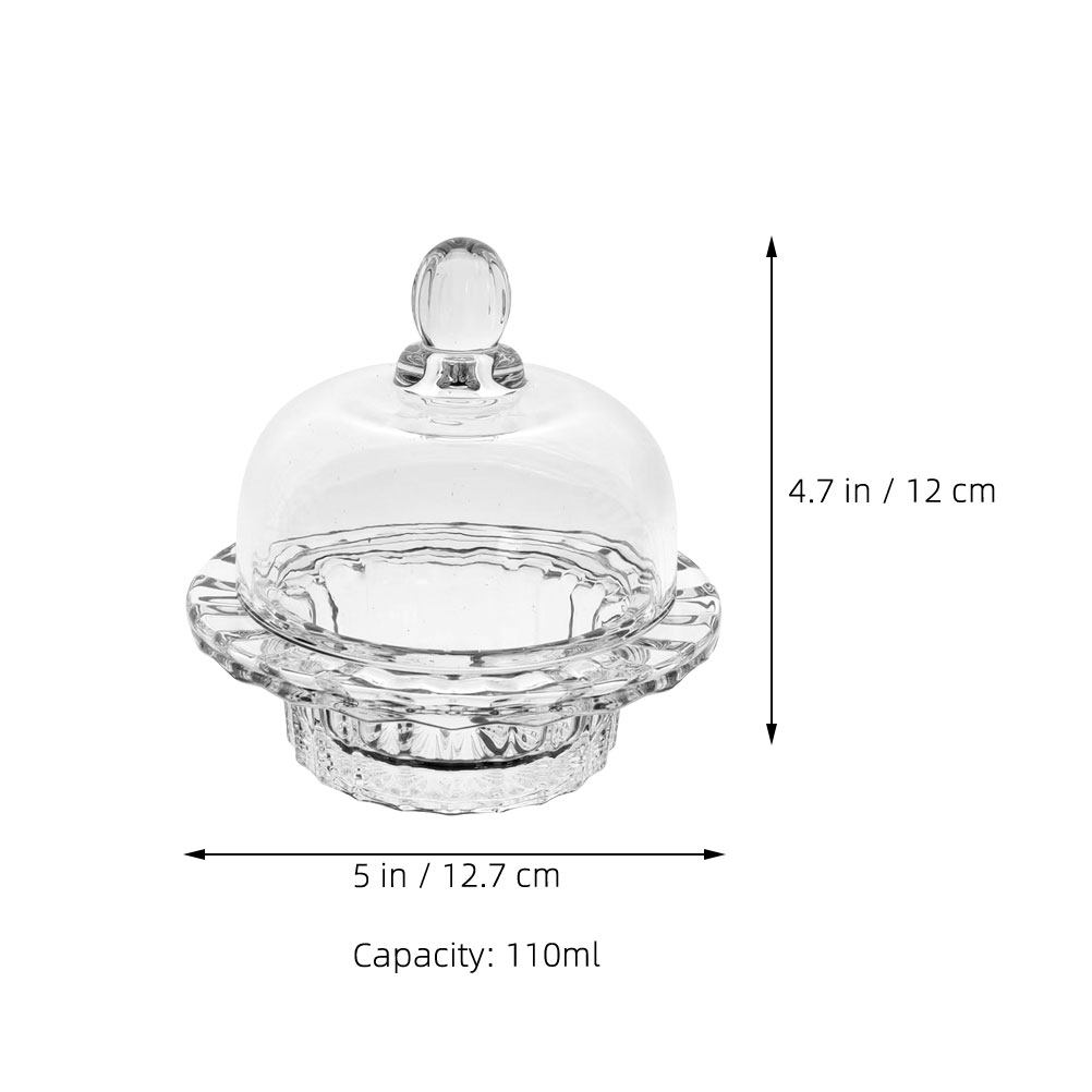 Clear Thick Glass Dessert Bowl - Food Snacks For Party avaliação e preço
