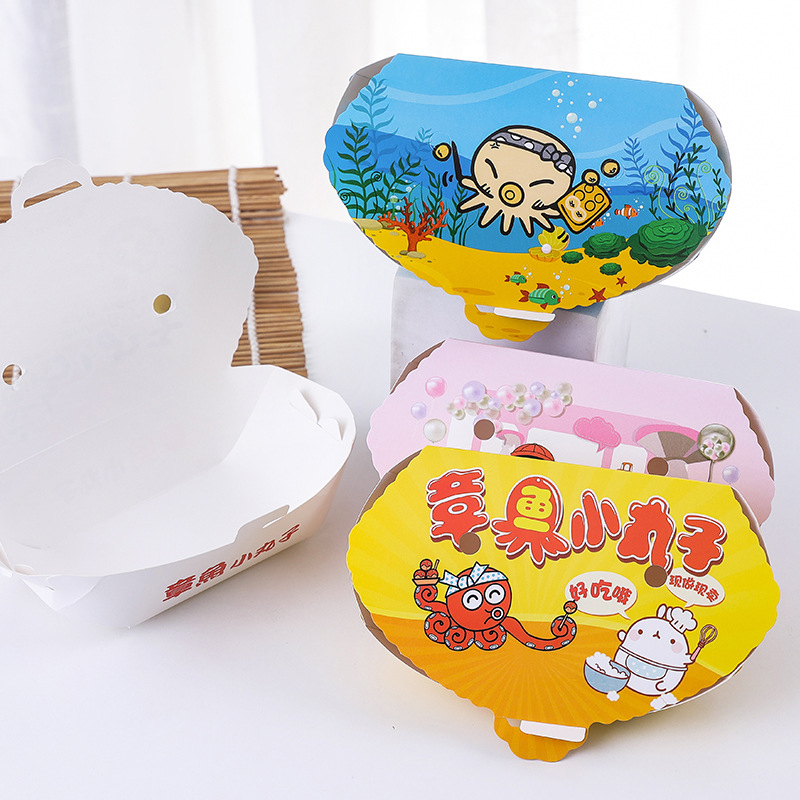 100Pcs Disposable Cartoon Octo - Food Snacks For Party avaliação e preço