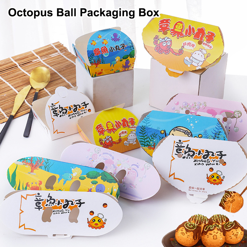 100Pcs Disposable Cartoon Octo - Food Snacks For Party avaliação e preço