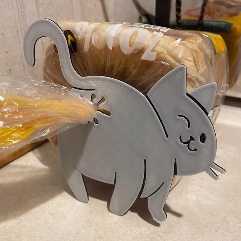 2-Pack 3D Cat Butt Bread Bag C - Food Lovers Snacks avaliação e preço
