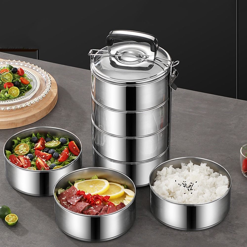 Stackable Lunch Snack Box Stai - Snacks Food Warmer avaliação e preço