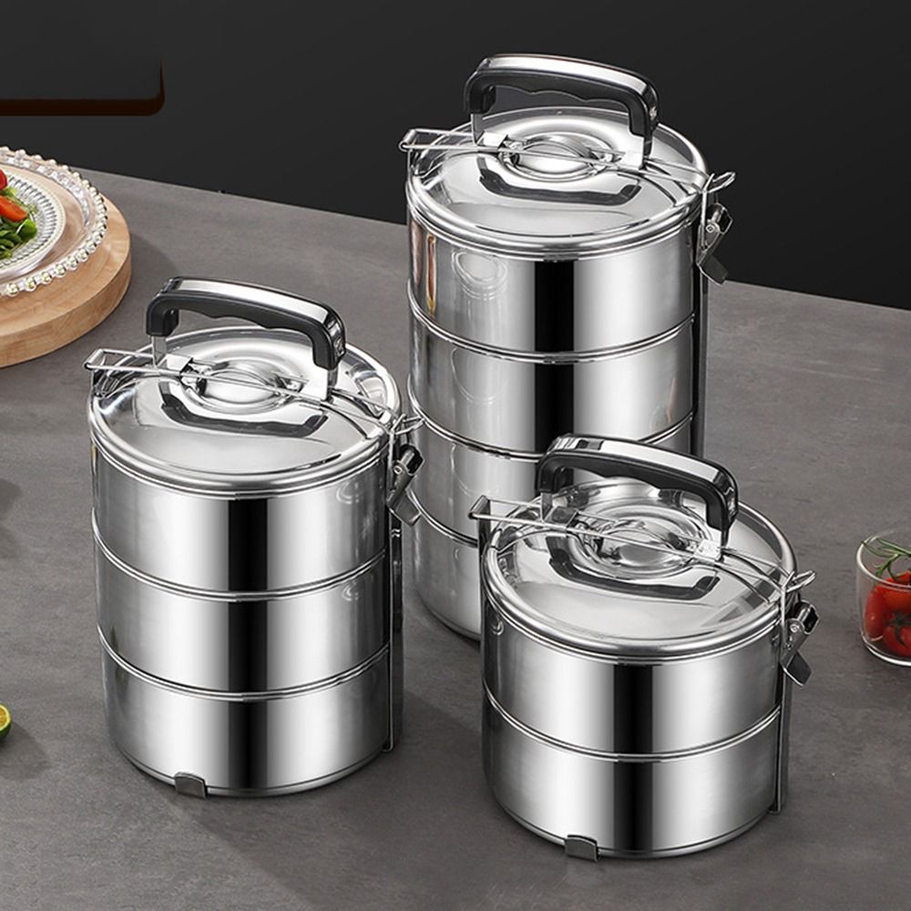 Stackable Lunch Snack Box Stai - Snacks Food Warmer avaliação e preço