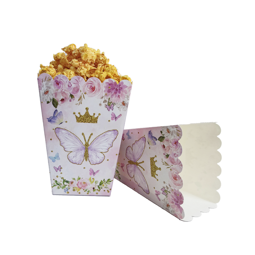 6/12/24/30pcs Butterfly Popcor - Food Snacks For Kids avaliação e preço