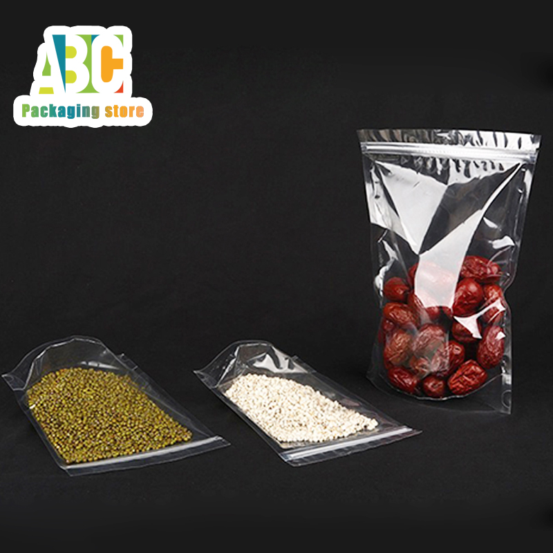 Transparent Self-Supporting Zi - Food Lovers Snacks avaliação e preço