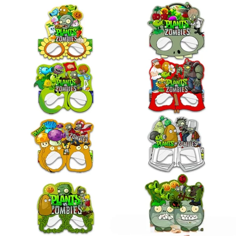 8pcs Plant Vs. Zombie Theme Pa - Zombie Snacks avaliação e preço