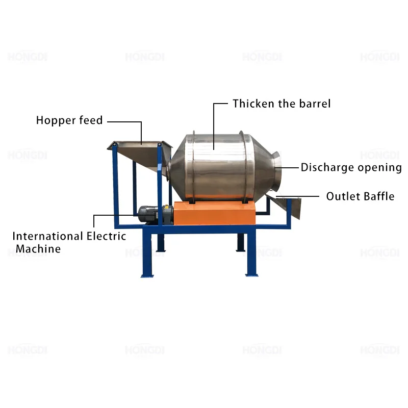 Stainless Steel Drum Mixing Eq - Dried Fruit Mix avaliação e preço