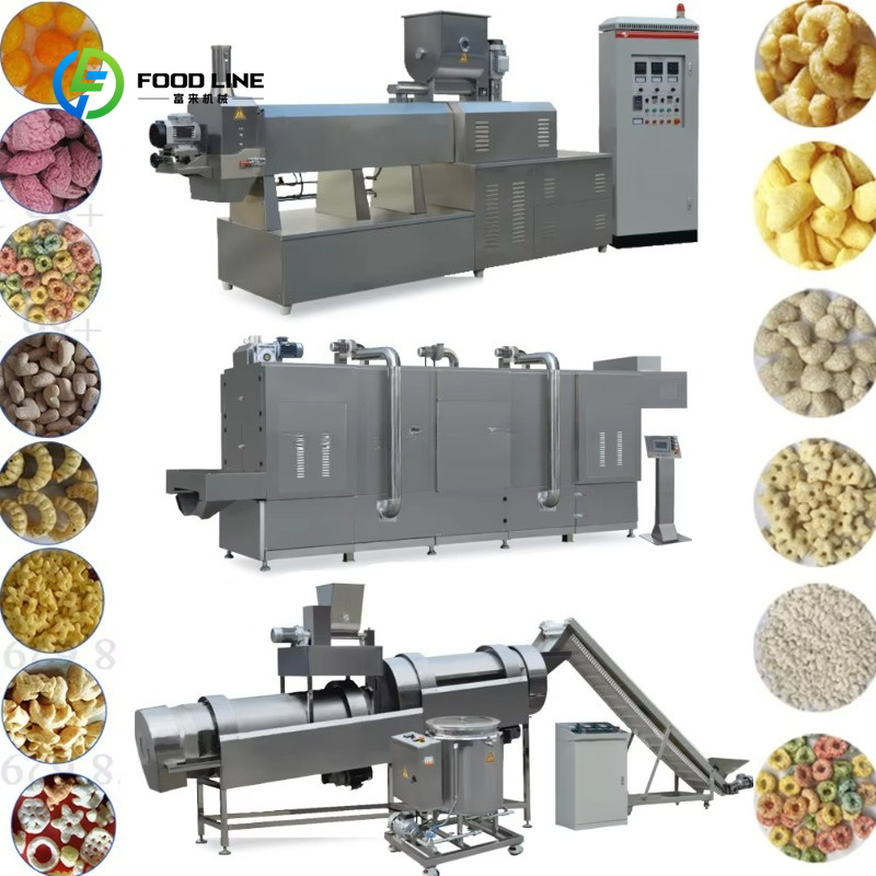 Customized Double Screw Extrud - Food Snacks To Make avaliação e preço