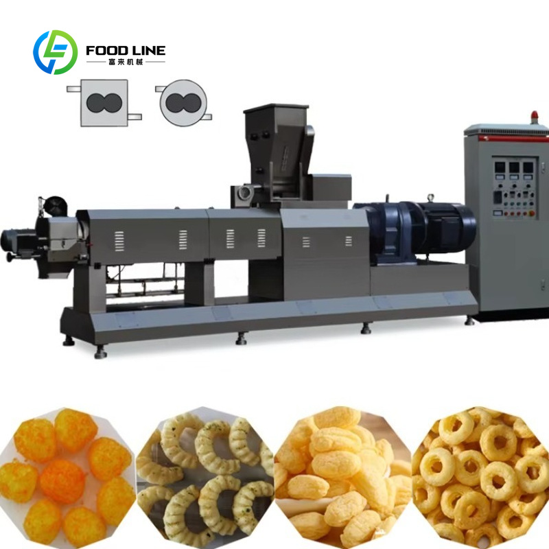 Customized Double Screw Extrud - Food Snacks To Make avaliação e preço