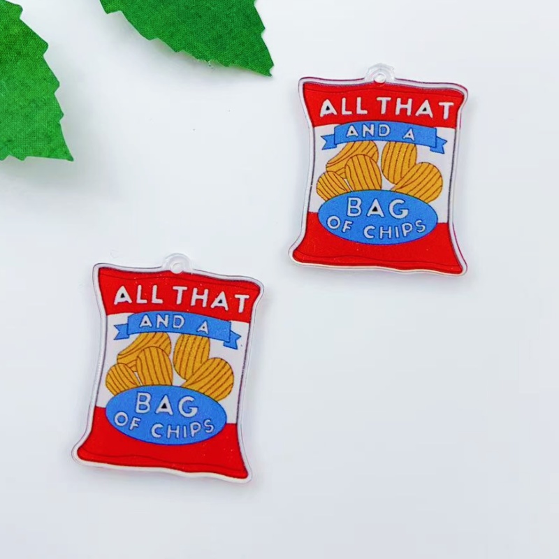 10 pieces of acrylic cartoon c - Food Snacks To Make avaliação e preço
