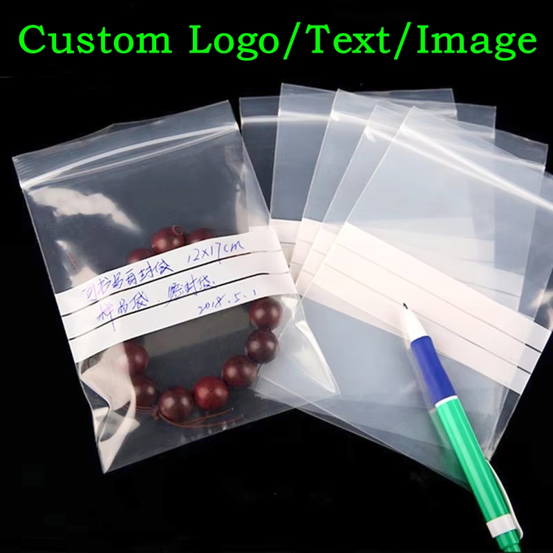 200PCS PE Clear Plastic Writin - Food Snacks For Party avaliação e preço