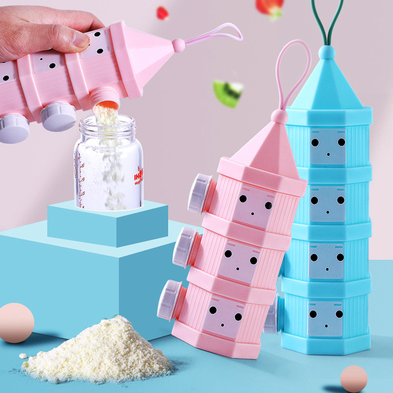 3/4 Layers Baby Food Container - Food Snacks For Kids avaliação e preço