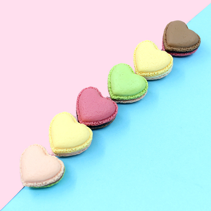6PCS Simulation Macaron Model  - Food Snacks For Kids avaliação e preço