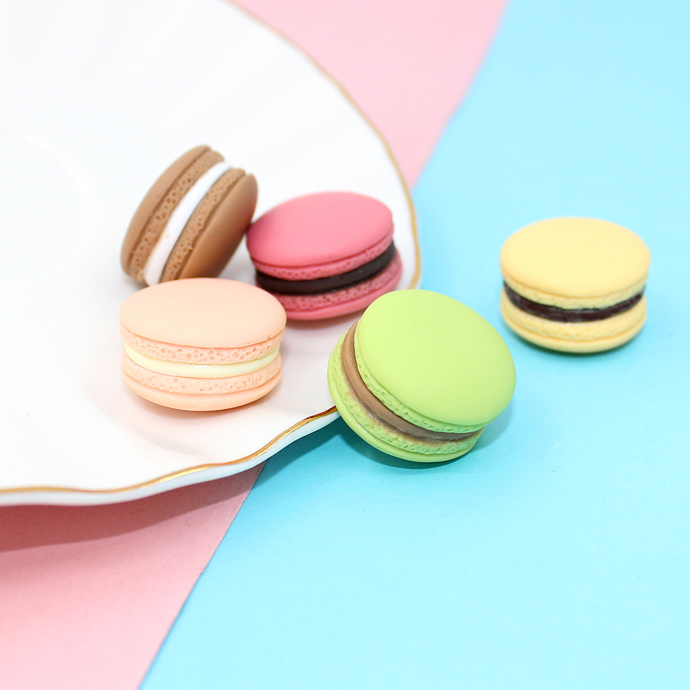 6PCS Simulation Macaron Model  - Food Snacks For Kids avaliação e preço