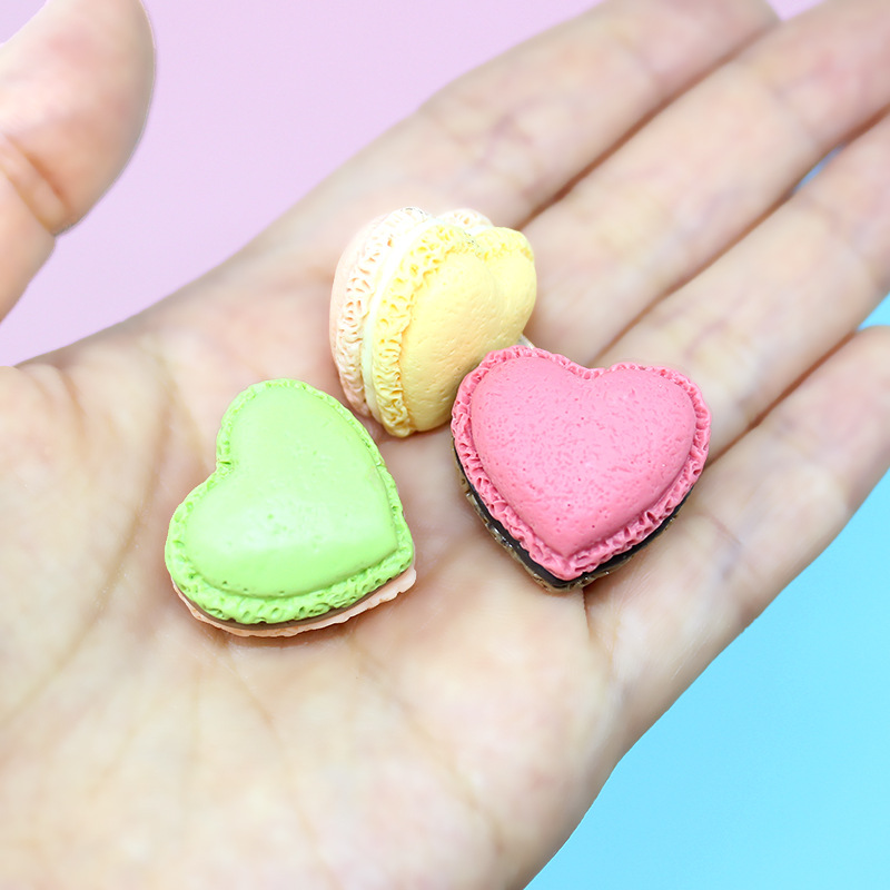 6PCS Simulation Macaron Model  - Food Snacks For Kids avaliação e preço