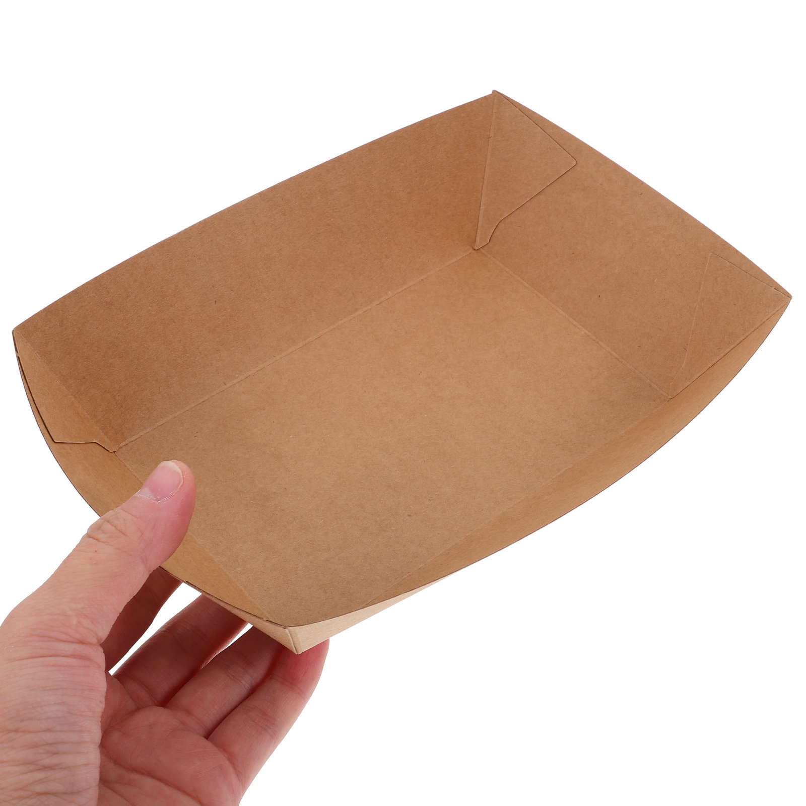 100Pcs Paper Food Tray Disposa - Food Snacks For Party avaliação e preço