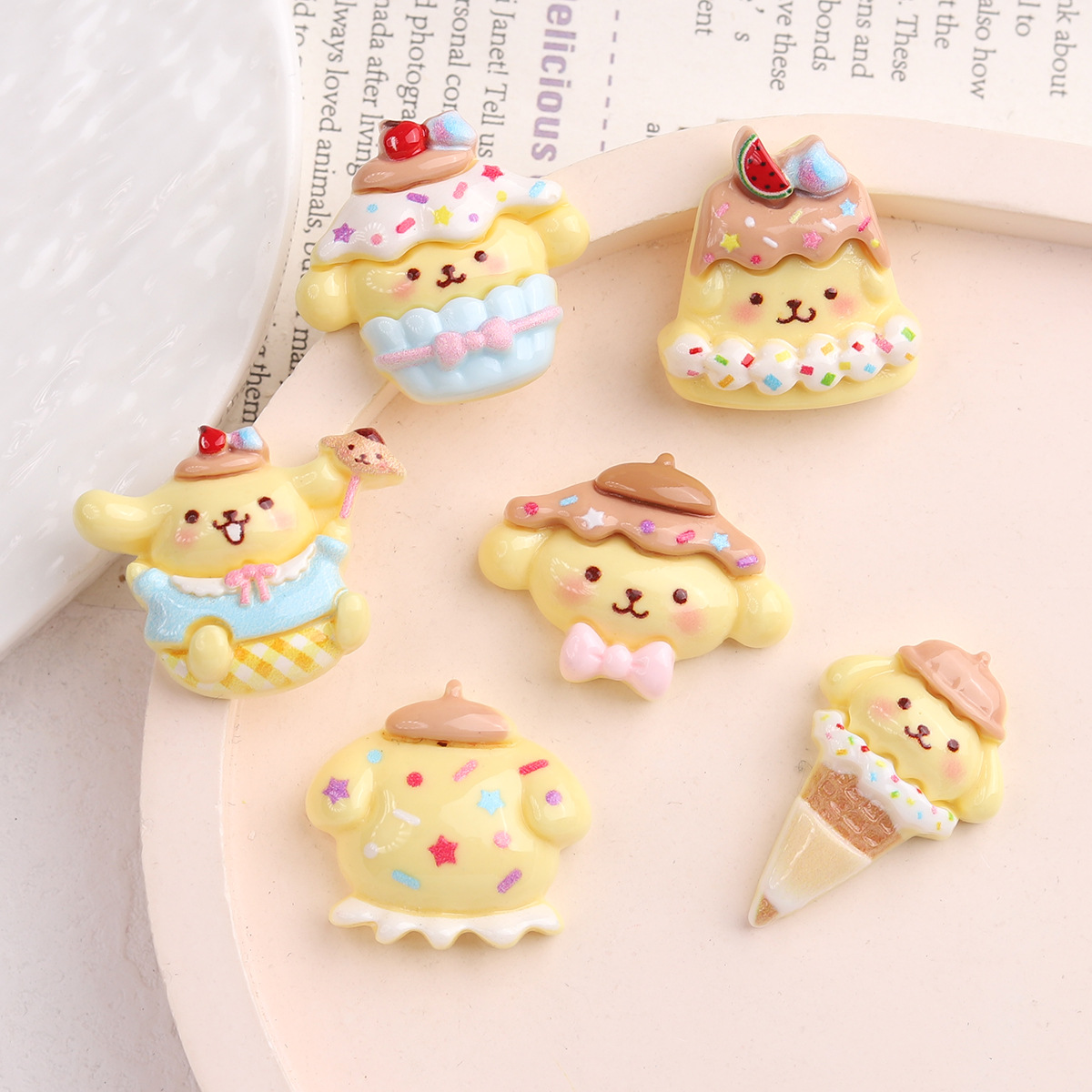 10 Pcs New Kawaii Cartoon Cake - Food Snacks For Kids avaliação e preço