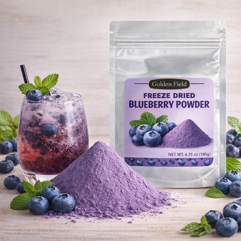 6.35oz Blueberry Powder, Freez - Dried Fruit Mix avaliação e preço
