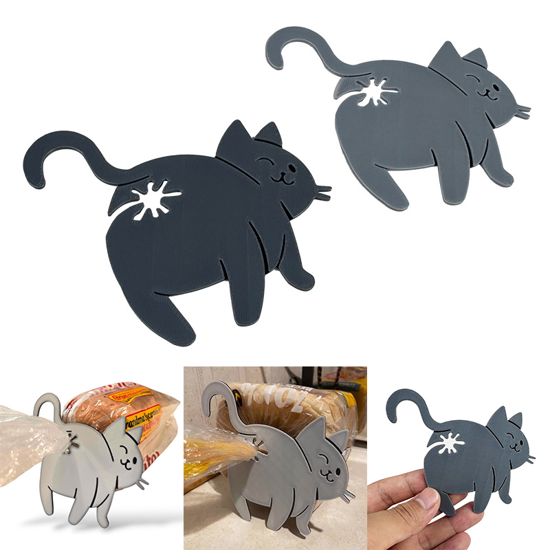 * * New Sale 2pcs 3D Cat Butt  - Food Lovers Snacks avaliação e preço