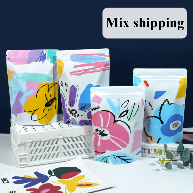 100PCS Aluminum Foil Stand-up  - Food Lovers Snacks avaliação e preço
